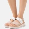 Gabor Comfort Sandalen Met Plateauzool - Rose/Weiß