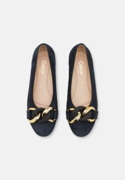Gabor Comfort Ballerina'S - Dark Blue/Uni Gold -Gabor Comfort 24ee951df77e40f6bd624f737790b9bb