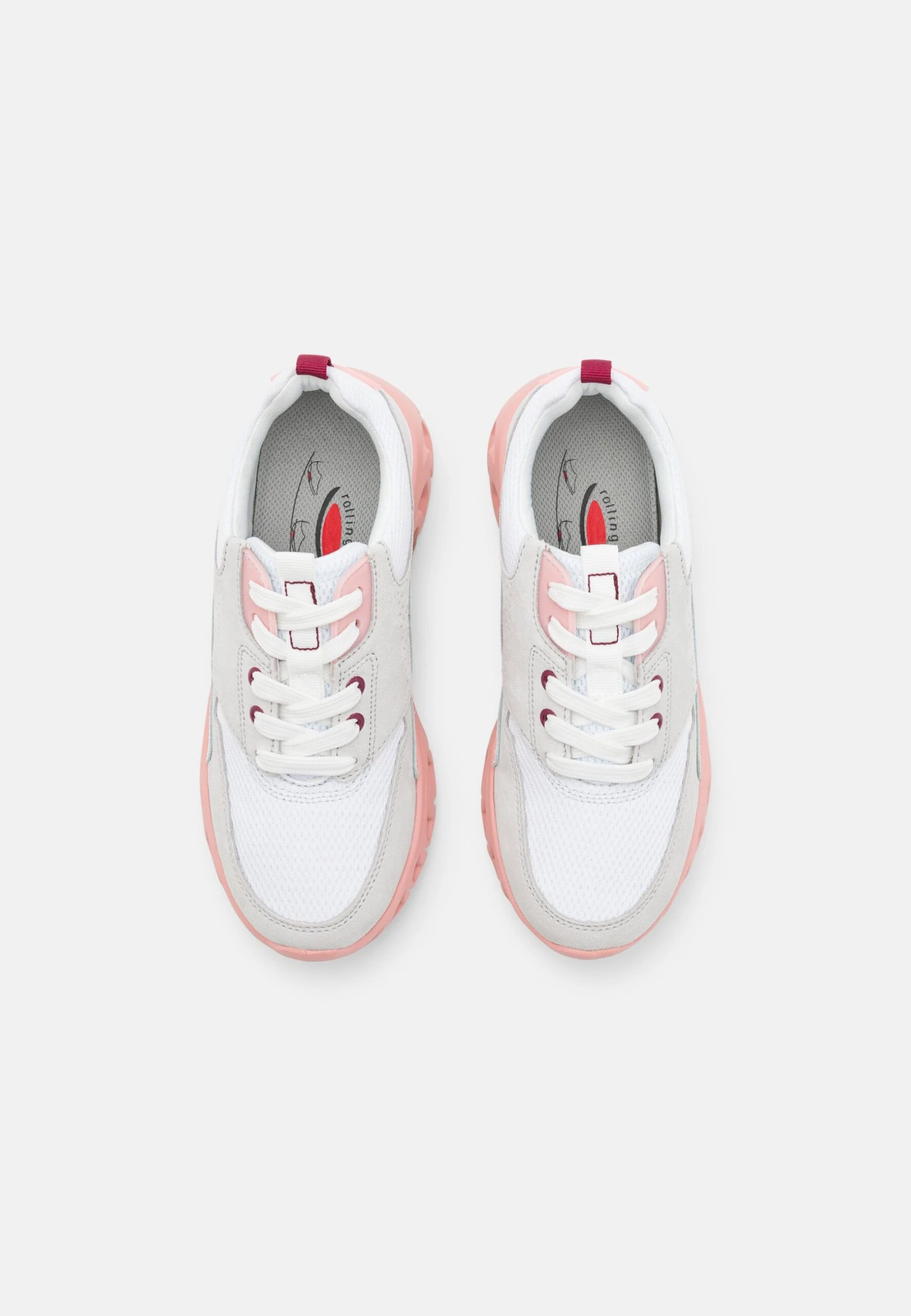 Gabor Comfort Sneakers Laag - Weiss/Coral 6 Gabor Comfort Sneakers Laag - Weiss/Coral - Afbeelding 6