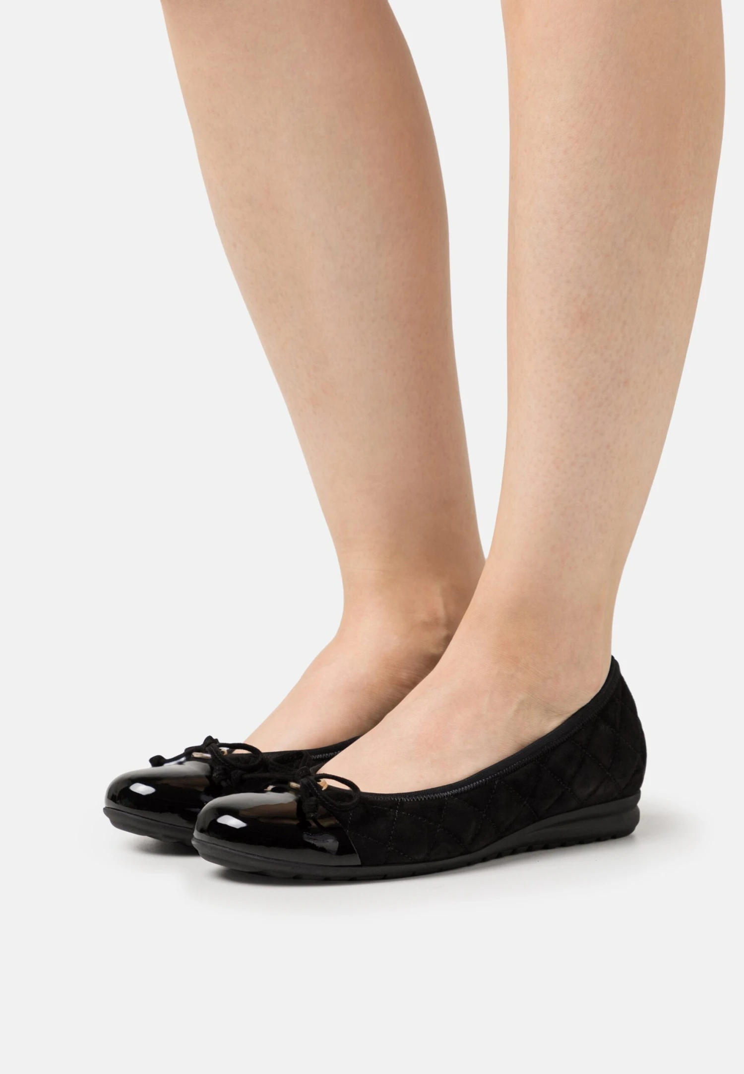 Gabor Comfort Ballerina'S - Schwarz/Gold 1 Gabor Comfort Ballerina'S - Schwarz/Gold