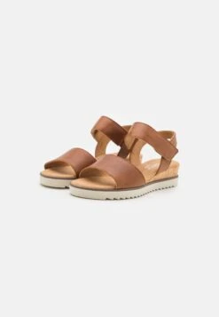 Gabor Comfort Sandalen Met Sleehak - Cognac -Gabor Comfort 38e6992740bf4f7b8d7f38f52a7390d6