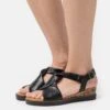Gabor Comfort Sandalen Met Sleehak - Black