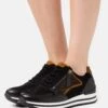 Gabor Comfort Sneakers Laag - Schwarz/Bronce/Camel