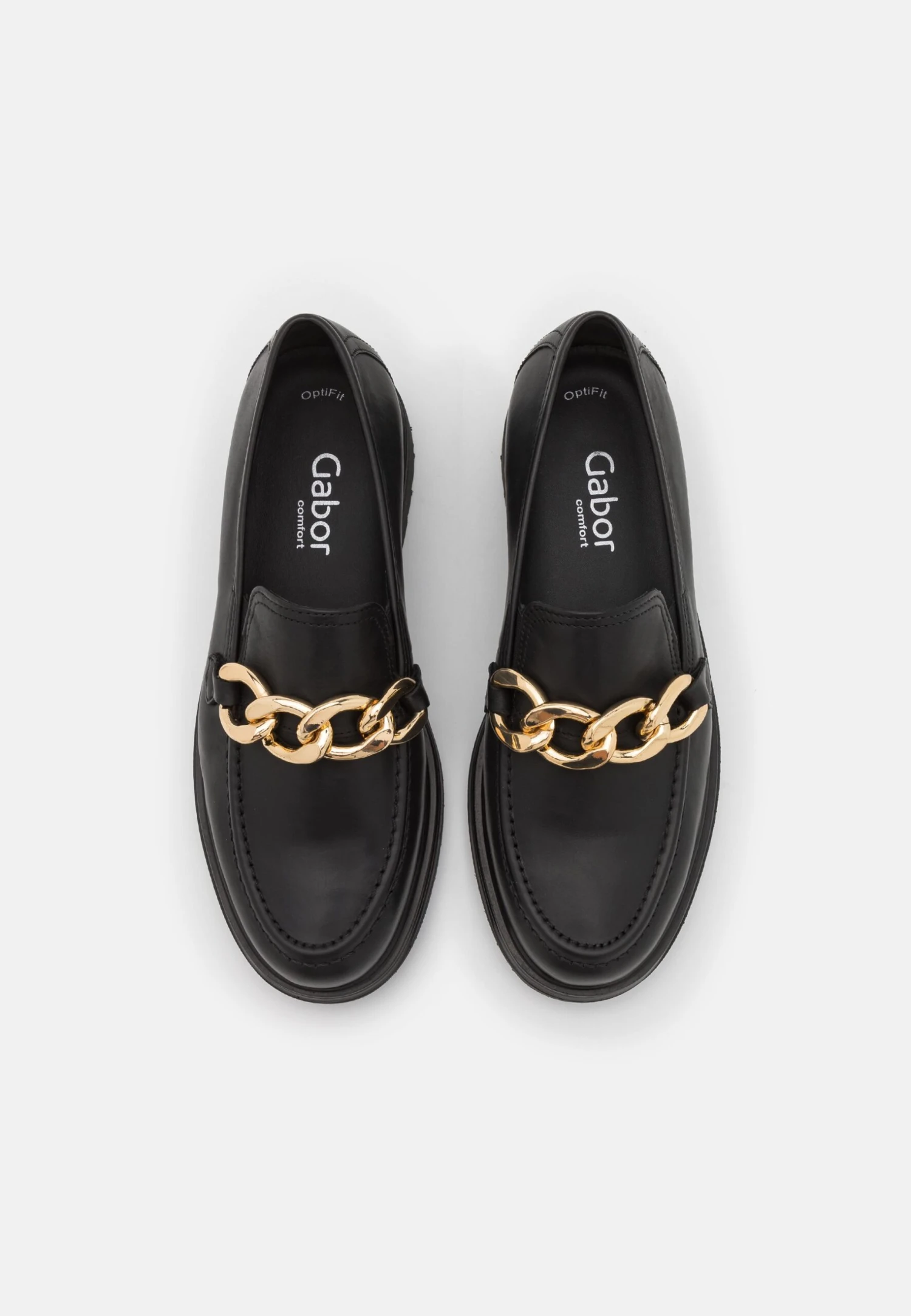 Gabor Comfort Instappers - Schwarz/Gold 6 Gabor Comfort Instappers - Schwarz/Gold - Afbeelding 6