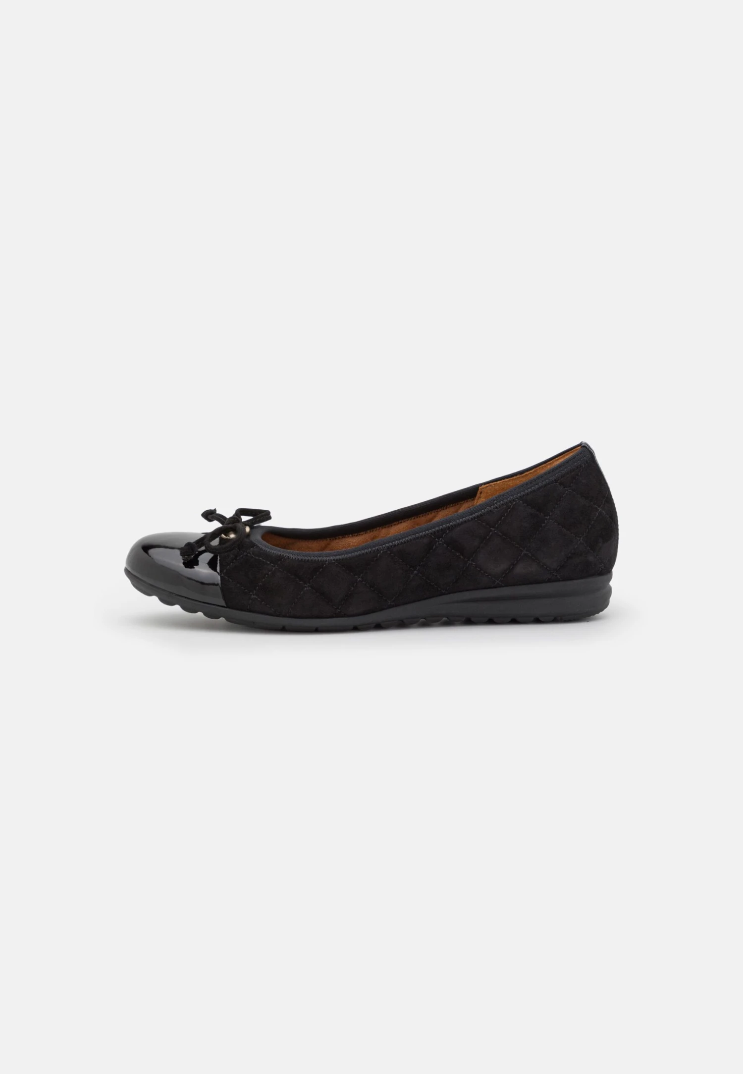 Gabor Comfort Ballerina'S - Schwarz/Gold 2 Gabor Comfort Ballerina'S - Schwarz/Gold - Afbeelding 2
