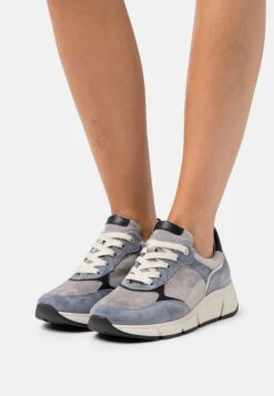 Gabor Comfort Sneakers Laag - Grau/Shark/Schwarz