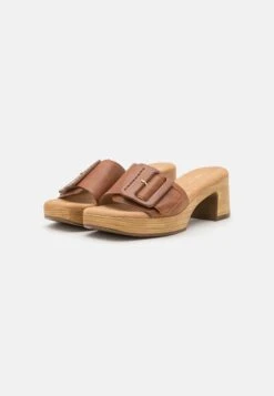 Gabor Comfort Clogs - Camel -Gabor Comfort 6779cce9028541f697318f0749e9b42b