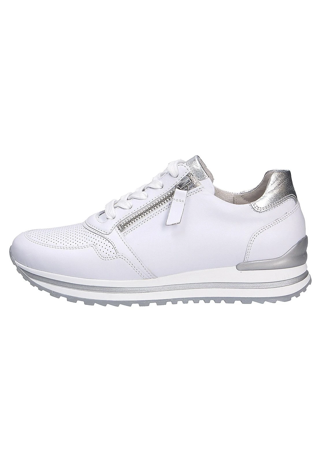 Gabor Comfort 26-528 - Sneakers Laag - Weiss/Silber Perf 1 Gabor Comfort 26-528 - Sneakers Laag - Weiss/Silber Perf