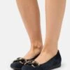 Gabor Comfort Ballerina'S - Dark Blue/Uni Gold