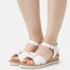 Gabor Comfort Sandalen Met Sleehak - Weiß