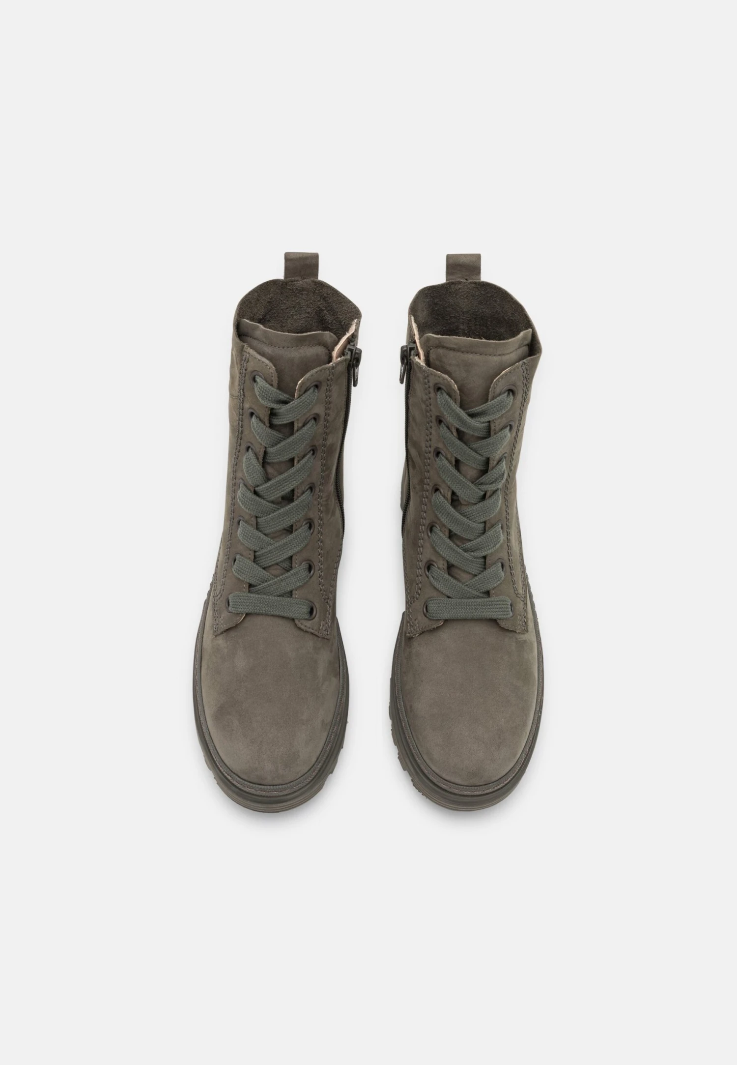 Gabor Comfort Enkellaarsjes Met Plateauzool - Efeu 6 Gabor Comfort Enkellaarsjes Met Plateauzool - Efeu - Afbeelding 6