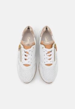 Gabor Comfort Sneakers Laag - Weiß/Champagne/Natur -Gabor Comfort ae7ff8c3a5c44b8895ecdb899b384c11