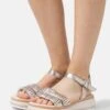 Gabor Comfort Sandalen Met Plateauzool - Puder