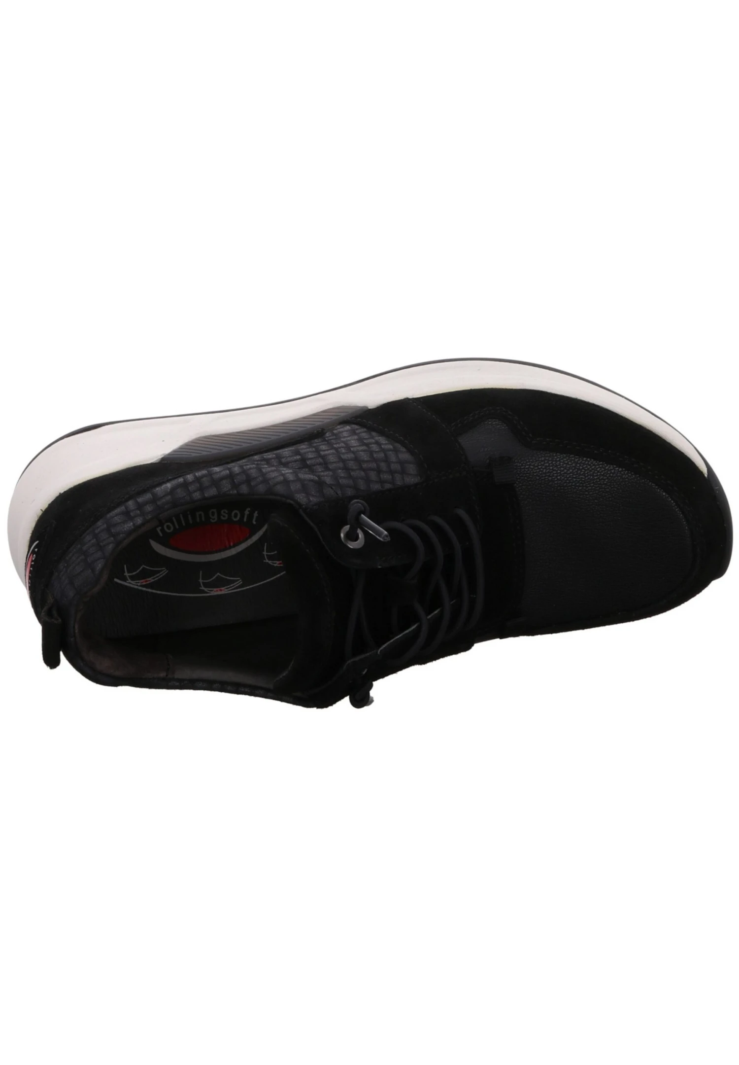 Gabor Comfort Rollingsoft- Sneakers Laag - Schwarz 3 Gabor Comfort Rollingsoft- Sneakers Laag - Schwarz - Afbeelding 3