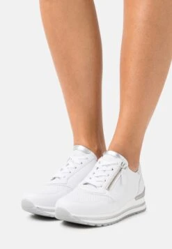 Gabor Comfort Sneakers Laag - Weiss/Silber