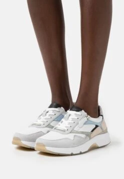 Gabor Comfort Sneakers Laag - Weiß/Light Grey/Pino
