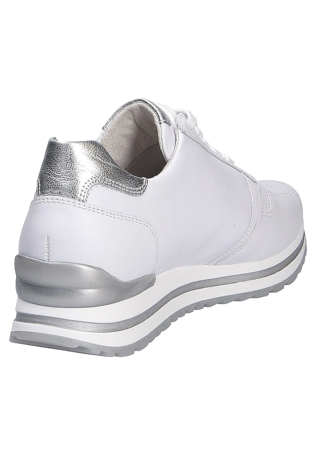 Gabor Comfort 26-528 - Sneakers Laag - Weiss/Silber Perf 4 Gabor Comfort 26-528 - Sneakers Laag - Weiss/Silber Perf - Afbeelding 4