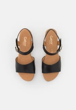 Gabor Comfort Clogs - Schwarz/Gold -Gabor Comfort e66d835019794bfb8eb1c40e7b0b1caf